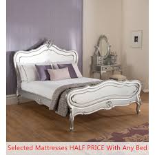 The romance of a french chateau brought to life in your own home with high quality french bedroom furniture. La Rochelle Antique French Style Silver Bed Silver Furniture