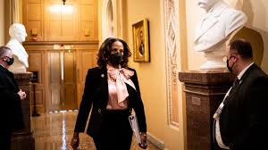 Stacey plaskett, one of the democratic house impeachment managers, arrives at the u.s. Stacey Plaskett Calls Out Trump S Defense For Clip After Clip Of Black Women The New York Times