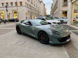 Find a used ferrari 812 superfast. Ferrari 812 Superfast In I Think Is A Custom Color A Mix Of Gray And Green Carporn