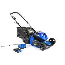 Not all batteries are created equal, so as mentioned previously, make sure you get the right battery for your specific model and type of lawn mower. Kobalt 40 Volt Max Brushless 20 In Push Cordless Electric Lawn Mower 5 Ah In The Cordless Electric Push Lawn Mowers Department At Lowes Com