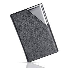 Free shipping on orders over $25 shipped by amazon. Ikr Business Card Holders Stainless Steel And Pu Leather Credit Card Name Card Organize Case For Men And Women Black Buy Online In Guyana At Guyana Desertcart Com Productid 125387607