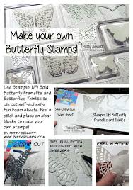 Stamps can be used for so many things, and in this video i'll show you just how easy it is to make your own custom stamps! Make Your Own Butterfly Stamps Butterfly Stamp Stampin Up Stamp