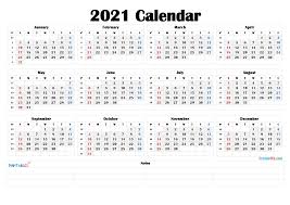 Why do we use a calendar? Printable 2021 Calendar By Month 21ytw192 Calendar With Week Numbers 12 Month Calendar Printable Yearly Calendar Template