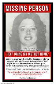 After several years of phone calls, emails, and application submissions for  assistance in our father's disappearance, my brother and I are finally  receiving responses. It is mind-boggling that we would receive support