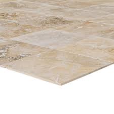 Travertine tile floors and surfaces are sedimentary and solid natural stones that may need to grinded, honed or polished to bring back the natural beauty of the finish. Kesir Travertine Tiles Honed And Filled Mina Rustic 18 X18 X1 2 Honed And Filled