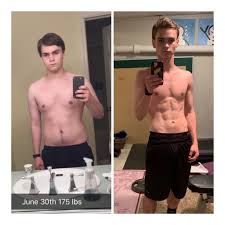 I am a little over the 6' mark and weight 150lbs all muscle. M 17 5 8 175lbs To 140lbs 1 Year Brogress