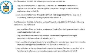 Because wechat offers you free video and voice calls, videos, images, games, stickers and text messages to help you stay connected with people who matter most. Commerce Department Bans Tiktok Wechat In U S 09 18 2020