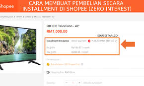 Silakan klik shopee malaysia credit card installment / kaedah bayaran ansuran menggunakan kredit kad untuk melihat artikel selengkapnya. Cara Beli Barang Bayar Bulanan Tanpa Faedah Di Shopee Zero Interest Edu Bestari
