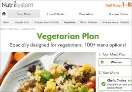 nutrisystem vegetarian plan how it