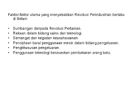 Bahkan dapat dikatakan, revolusi pertanian adalah revolusi kebudayaan pertama yang dialami manusia. Bab 9 Perkembangan Di Eropah Ciri Ciri Utama