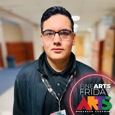 Welcome to Fine Arts Friday! Today we honor two students: BAHS senior Kevin  Silva Hernandez and Oliver Middle School eighth grader Brinnley Lebsack.  Kevin is a student in Leslie Ross' art class
