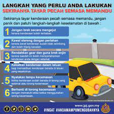 Pastikan bawak la dokumen sokongan dari klinik or hospital. Jabatan Pengangkutan Jalan Malaysia Situasi Tayar Pecah Semasa Memandu Membuatkan Anda Panik Jom Ikuti Beberapa Langkah Yang Perlu Dilakukan Sekiranya Tayar Kenderaan Anda Pecah Semasa Memandu Motmalaysia Jpj2021 Digitalisasimelestariintegriti