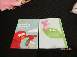 Details About Lot Of 2 123 Sesame Street Abby Elmo Friends Growth Chart 4 Ft Spanish English