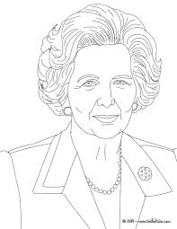 Prime Ministers Of The United Kingdom Colouring Pages Margaret Thatcher People Coloring Pages Art History History Drawings
