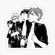 Black And White Manga Stickers Pin By Melanie On Haikyuu Stickers In 2020 Anime Stickers Anime Cute Stickers