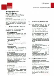 Öffentlich bestellter und vereidigter sachvertständiger. Honorar