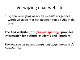 Literatuur Verwijzen Volgens De Apa Methode Ppt Video Online Download