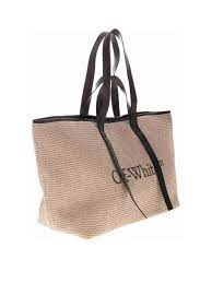 On sale from $1.05 to $1.75 Off White Commercial Branded Tote Bag In Rope Color Totes Bags Owna094s20fab0016110
