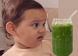 Yo después de probar mi super jugo verde saludable que sabe a apio