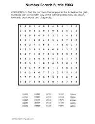 They may not be redistributed or published elsewhere, either on the internet or in any print publication. 6 Digit Number Search 003 Learn With Puzzles