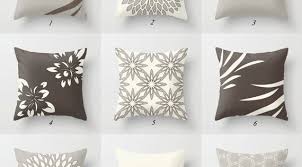 Black And Gray Throw Pillows Brown Gray Throw Pillow Covers White Brown Pillow Case Neutral Pillows Cushion Covers Floral Geometric Modern Mix Match Pillows For Sofa Beige Pillows Brown Living Room Decor Brown Pillow Covers