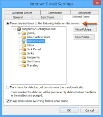 To access the spam folder in gmail, you have to expand the list of categories. How To Change Deleted Items Folder Of Imap Accounts In Outlook
