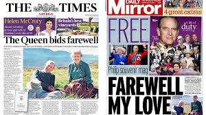 The term tabloid journalism refers to an emphasis on such topics as sensational crime stories, astrology, celebrity gossip and television. Newspaper Front Pages Lead With Farewell To Prince Philip Itv News