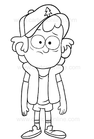 Here you can explore hq gravity falls transparent illustrations, icons and clipart with filter setting like size, type, color etc. Drawing Of Dipper Pines Di Gravity Falls Coloring Page