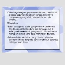Pada dasarnya social symptom terjadi pada semua bidang kehidupan masyarakat. Antara Masalah Masalah Gejala Gejala Sosial E Folio Facebook