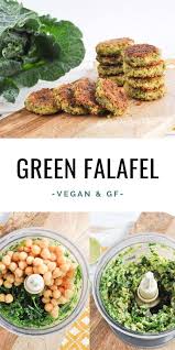 Vegan And Gluten Free Green Falafel Made With Canned Chickpeas Elephantasticvegan Com Vegan Glute Whole Food Recipes Vegetarian Vegan Recipes Vegan Recipes