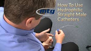 Nelaton and female catheters intended use: How To Use A Urinary Hydrophilic Straight Male Catheter Youtube