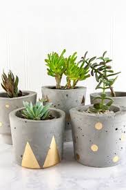 This tutorial offers a free template you can download to make a not all concrete planters need to be upright with a large basin. 20 Best Diy Concrete Planters Tutorials For 2021 Crazy Laura