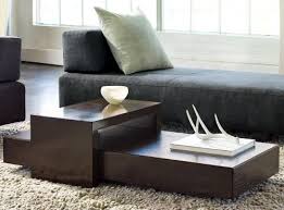 West Elm Bridge Coffee And Side Tables Modern Living Room Table Coffee Table Low Coffee Table