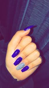 Even cobalt blue with perhaps a little bit of green or yellow and maybe some tiny amount of gray may work. Coffin Powdered Acrylics Royalblue Nails Acrylic Powder Royal Blue Nails Blue Coffin Nails Blue Acrylic Nails