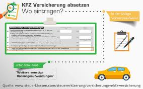 Für die jahre 2020 und 2021 steigt er auf 4.000 euro. Wie Gebe Ich Die Kfz Versicherung In Der Steuer An