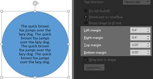 Align Text Within Shapes And Text Boxes In Powerpoint 2016 For Windows Powerpoint Alignment Shapes