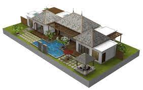 Bali Style House Plans Bali Style House Plans Rumah Indah Denah Rumah Pondokan