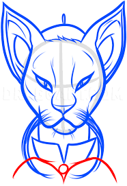 This will be its face. How To Draw A Siamese Cat Step By Step Drawing Guide By Dawn Dragoart Com