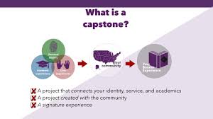 A capstone project is a multifaceted assignment that serves as a culminating academic experience for students, typically at the end of high school. Capstone Projects The Corella Bertram F Bonner Foundation