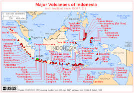 So Many Volcanoes To See Volcano Indonesia Map