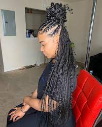 2019 Special Braids For Christmas Season Feed In Braids Hairstyles Braided Hairstyles Braided Hairdo