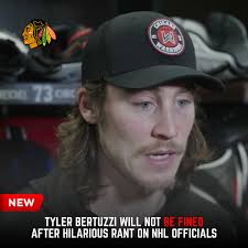 Postgame interview controversy! 👇 ... Details:  https://www.hawksinsider.com/nhl-team/chicago-blackhawks/tyler-bertuzzi-avoids-getting-fined-with-comments-on-controversial-goaltender-interference-call-vs-canucks