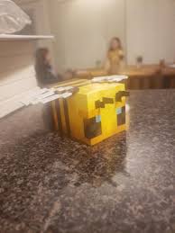 Since your character's continued existence depends on cra. My Sister Made A Minecraft Bee Out Of Tiny Wooden Blocks Minecraft