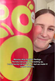 Cheers to a new week! #monday #daylightsavings #poppi #baseballmom