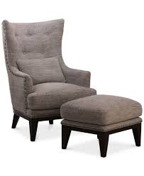 Furniture Roselake Fabric Accent Chair Ottoman Set Created For Macy S Reviews Chairs Furniture Macy S Fabric Accent Chair Chair And Ottoman Set Chair And Ottoman