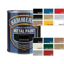 Hammerite Direct To Rust Metal Paint 250ml All Colours Hammered Smooth Satin Ebay Blue And Copper Rusted Metal Colours