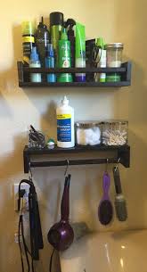 Ikea Spice Rack Hack For A Small Bathroom Ikea Gewurzregal Badezimmer Badezimmerorganisation