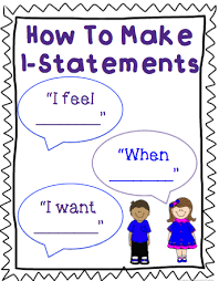 Using I Statements Conflict Resolution Activities For Counseling And Sel I Am Statements Teacher Activities Elementary School Counseling