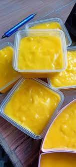 1 cawan krim jagung 1 3/4cawan tepung beras 2 sudu tepung ubi 6 sudu besar gula 3 1/2 cawan santan sedikit 1 cawan tepung gandum 2 sudu besar tepung jagung 6 sudu besar gula pasir/ ikut manis kalian. Resipi Puding Kastard Jagung Sedap Lembut Bergedik