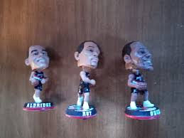 Portland Trailblazers mini bobbleheads; Roy, Oden, Aldridge